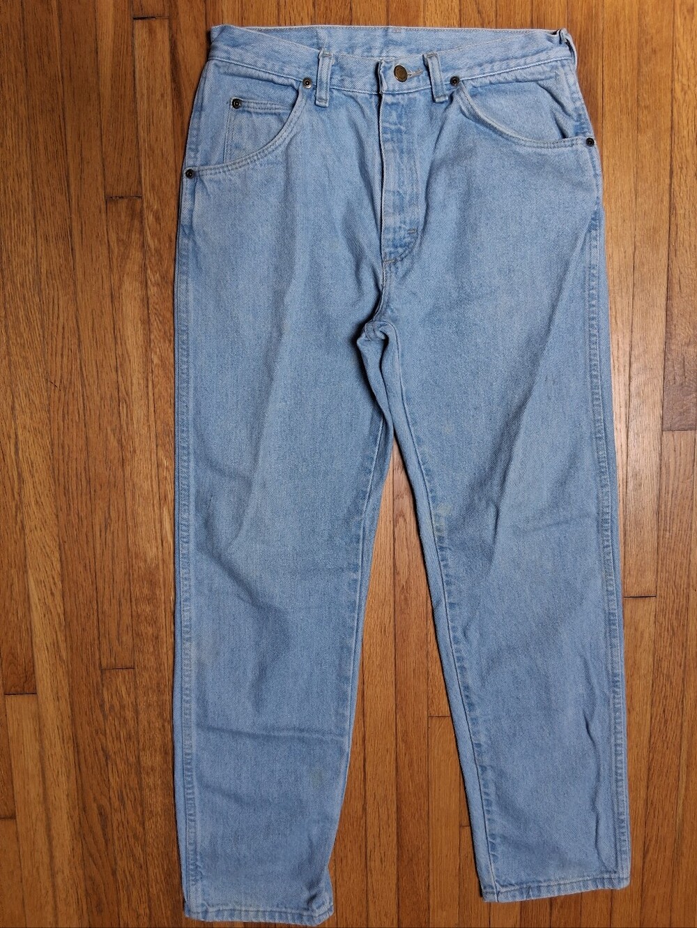 Vintage Clasic Wrangler Light Blue Women's Straight-Leg Jeans